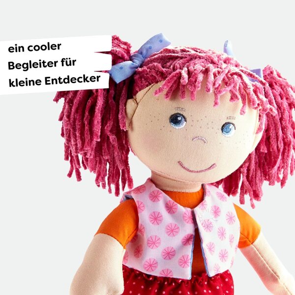 Bambola HABA Lilli-Lou 30 cm in tessuto con vestiti - compagna di giochi ideale a partire da 18 mesi