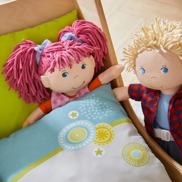 Bambola HABA Lilli-Lou 30 cm in tessuto con vestiti - compagna di giochi ideale a partire da 18 mesi