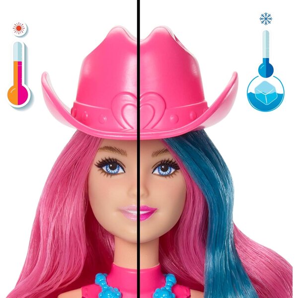 Barbie Color Reveal Disco Star mit 6 Überraschungen und metallischen Farbwechseln