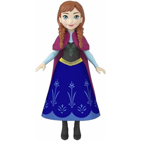 Mattel Disney Die Eiskönigin Mini Anna Poupée mit abnehmbaren Kleidern