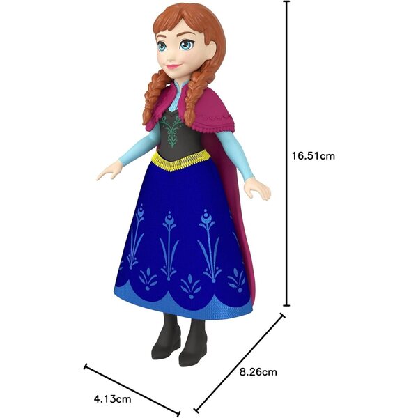 Mattel Disney La Regina dei Ghiacci Mini Anna Poupée con Abiti Rimovibili