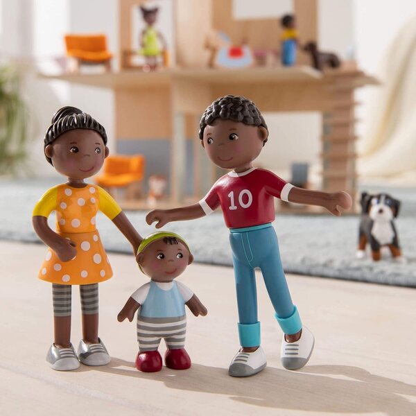 Set per la famiglia HABA Little Friends: accessori flessibili per bambole a partire da 3 anni