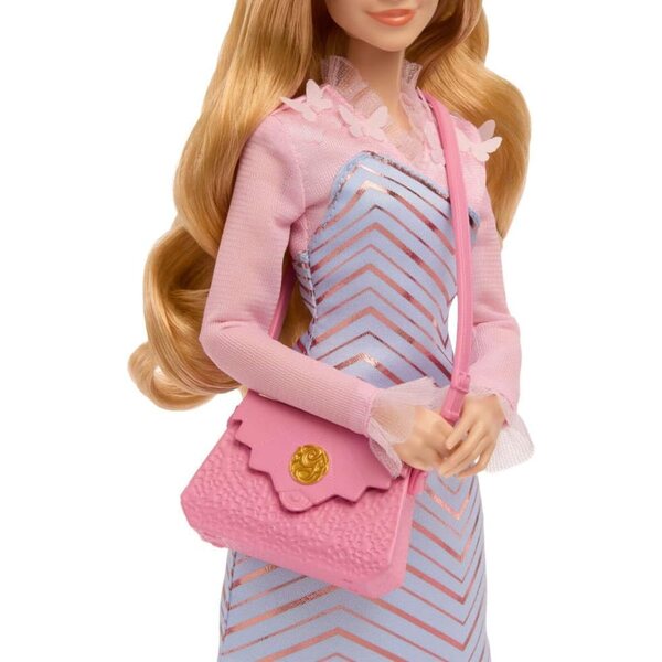 Mattel Glinda Fashion Doll con capelli biondi e divisa removibile ispirata a Wicked