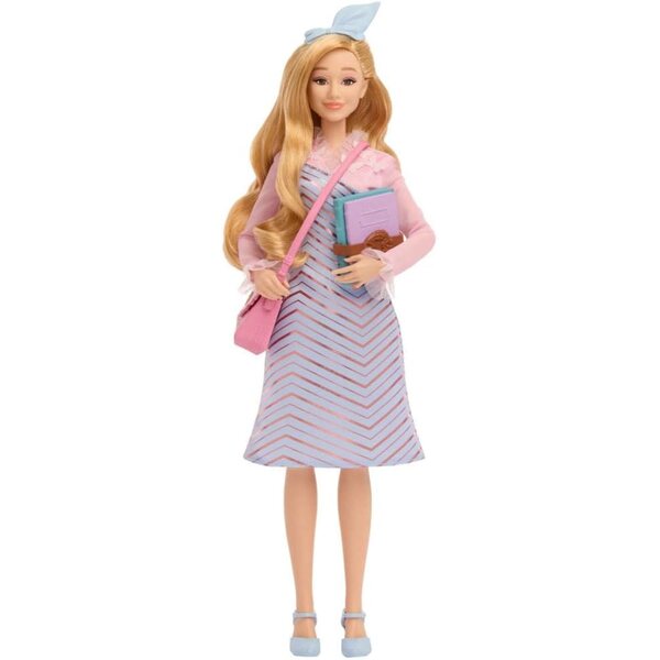 Mattel Glinda Fashion Doll con capelli biondi e divisa removibile ispirata a Wicked