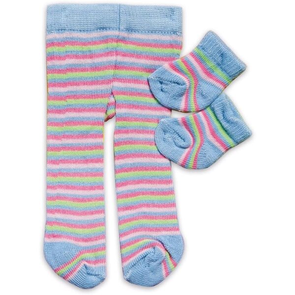 Collant Heless con calzini per bambole 28-35 cm in 3 varianti di colore e fantasia