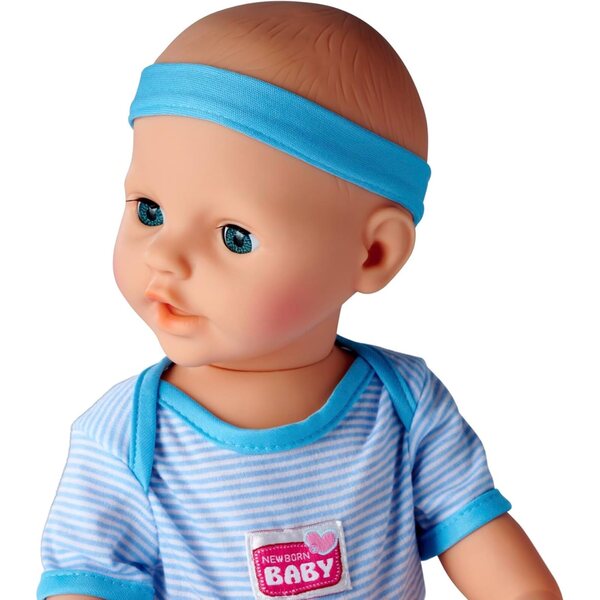 Simba New Born Baby Bambino 43cm con Funzioni Realistiche e Accessori Completi