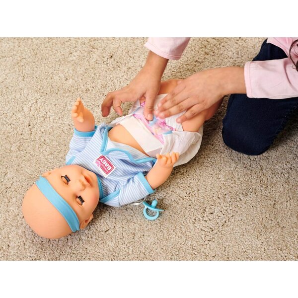 Simba New Born Baby Bambino 43cm con Funzioni Realistiche e Accessori Completi