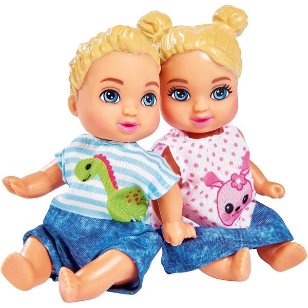 Simba Steffi Love Baby World Bambole-Spielset con Steffi e 3 Babys, accessori inclusi