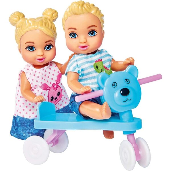 Simba Steffi Love Baby World Bambole-Spielset con Steffi e 3 Babys, accessori inclusi