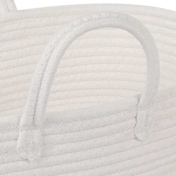 Miniland Tragekorb in Cotone Bianco per Bambole fino a 40 cm con Manici