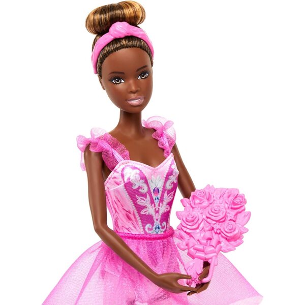 Barbie Ballettstudio-Set mit 2 Puppen und 9 Zubehörteilen für Tanz und kreatives Spielen