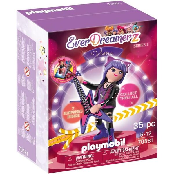 PLAYMOBIL EverDreamerz Viona Musikwelt mit Zubehör und Überraschung, ab 5 Jahren