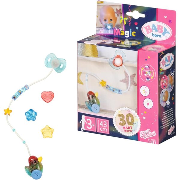 Baby Born Succhietto e Catenella Magica per Bambole 43 cm - Accessorio Interattivo
