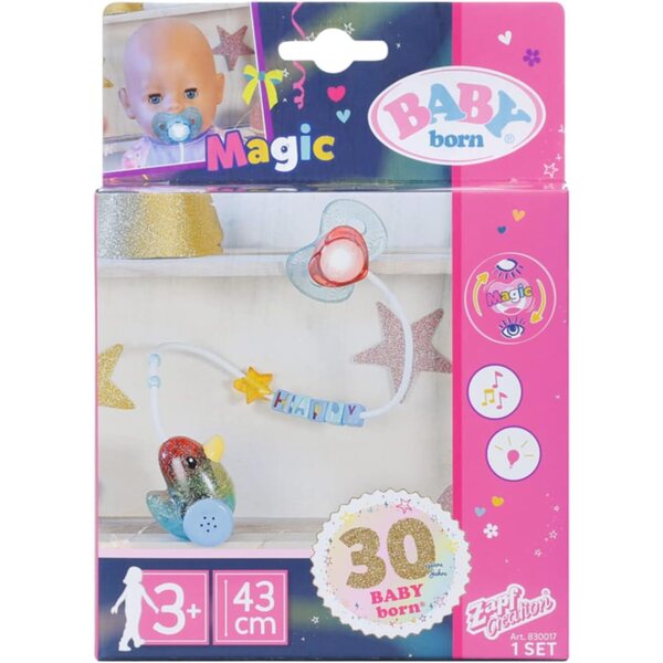 Baby Born Succhietto e Catenella Magica per Bambole 43 cm - Accessorio Interattivo