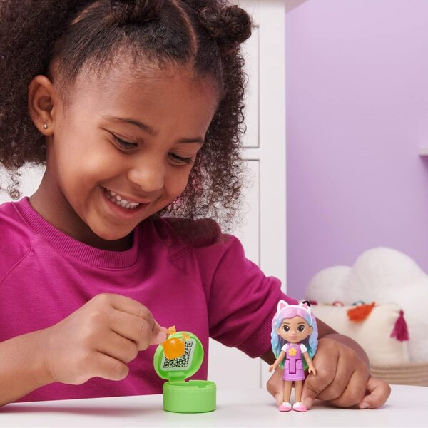Gabby's Dollhouse Regenbogen Figuren-Set mit 3 Katzen und Überraschungsbox für Kinder ab 3 Jahren