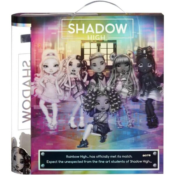 Shadow High Ash Silverstone: Κούκλα μόδας με 2 ρούχα, αξεσουάρ και βάση για παιδιά 6+