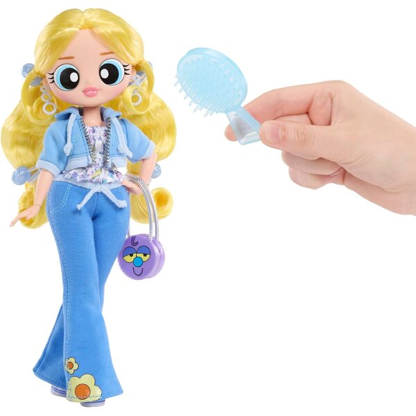 L.O.L. Überraschung! OMG The Powerpuff Girls Puppe Bubbles mit exklusiven Outfits und Accessoires