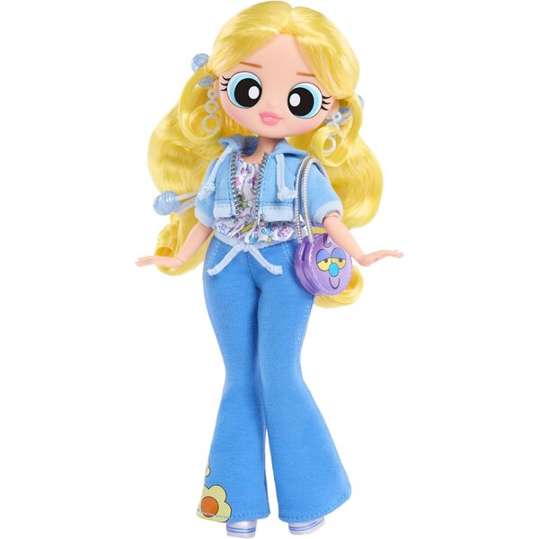 L.O.L. Überraschung! OMG The Powerpuff Girls Puppe Bubbles mit exklusiven Outfits und Accessoires