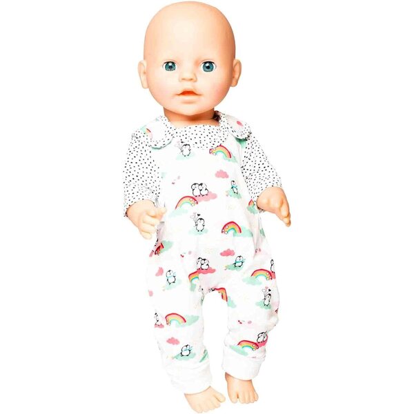 Heless Abbigliamento per Bambole Pinguino pois Set 2 Pezzi 35-45 cm