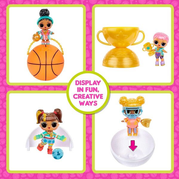L.O.L. Überraschung! All-Star Sports Vault Collection – 1 Sammelfigur mit 8 Überraschungen