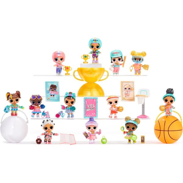 L.O.L. Überraschung! All-Star Sports Vault Collection – 1 Sammelfigur mit 8 Überraschungen