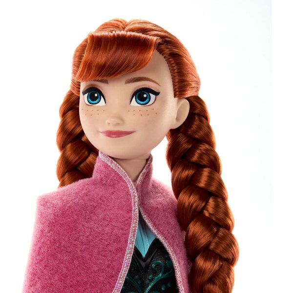Mattel Disney Frozen Poupée Anna con Gonna Magica a Cambiamento di Colore e Accessori