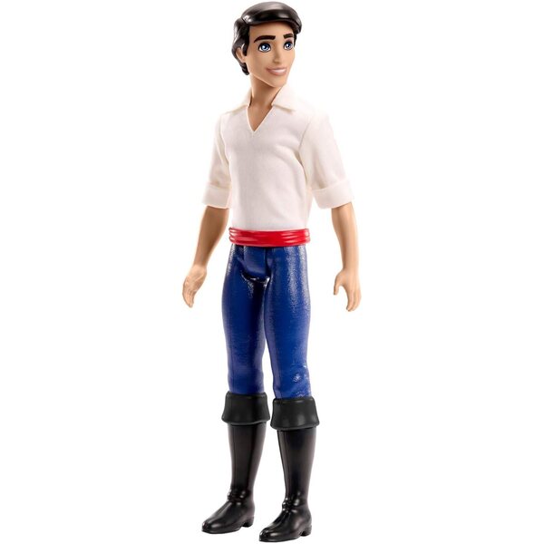 Disney Prinzessin Prinz Erik Puppe mit weichem Hemd und Stiefeln für Kinder ab 3 Jahren