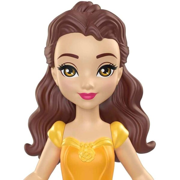 Mattel Disney Principessa Belle - Bambola 9 cm con vestito removibile e articolazioni mobili