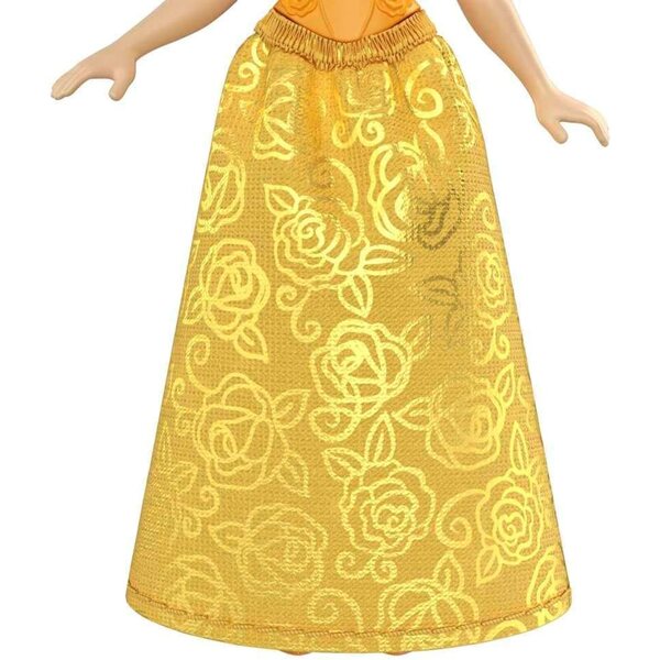 Mattel Disney Principessa Belle - Bambola 9 cm con vestito removibile e articolazioni mobili
