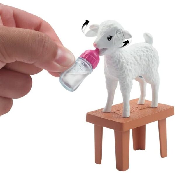 Barbie Landtierarzt-Set mit Puppe und 10 interaktiven Zubehörteilen, Rollenspiel