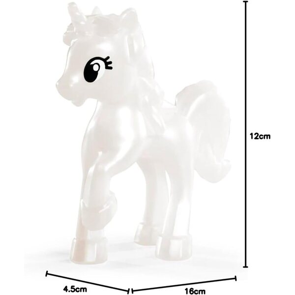 Evi Love Fantasy Princess: 12 cm große Puppe mit Einhorn und Prinzessinnenkleid für Kinder