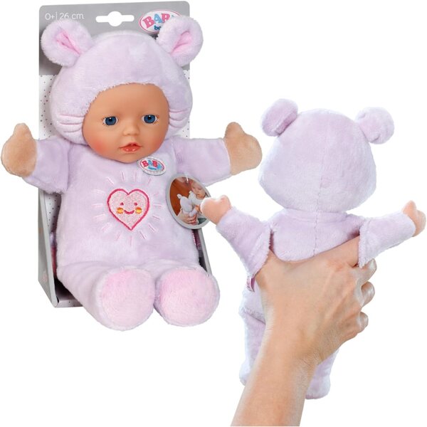 BABY Born for Babies Maus 26cm – Weiche Puppe ideal für Neugeborene, waschbar bei 30°C