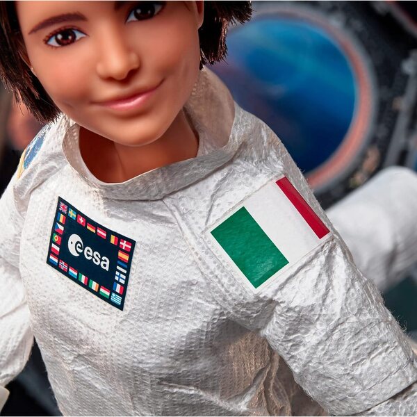 Barbie Samantha Cristoforetti im ESA-Raumanzug für Mädchen und Sammler