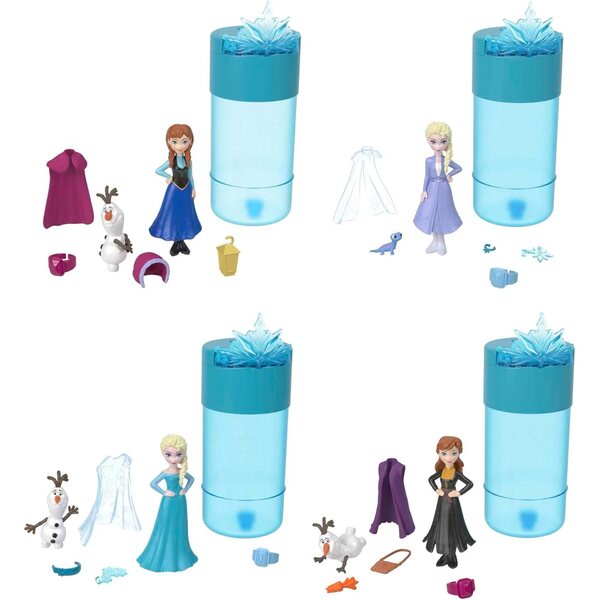Disney Frozen Snow Color Reveal: Schneemann mit 6 Überraschungen, echtes Zubehör für Kinder ab 3 Jahren