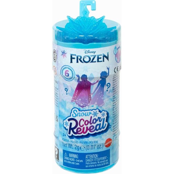 Disney Frozen Snow Color Reveal: Schneemann mit 6 Überraschungen, echtes Zubehör für Kinder ab 3 Jahren