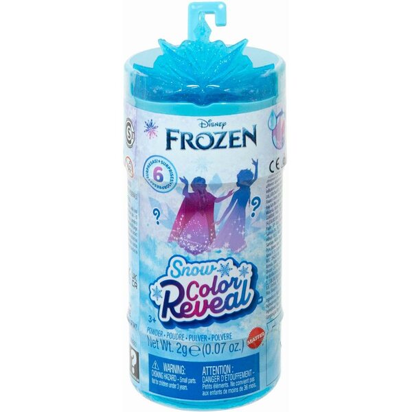 Disney Frozen Snow Color Reveal: Schneemann mit 6 Überraschungen, echtes Zubehör für Kinder ab 3 Jahren