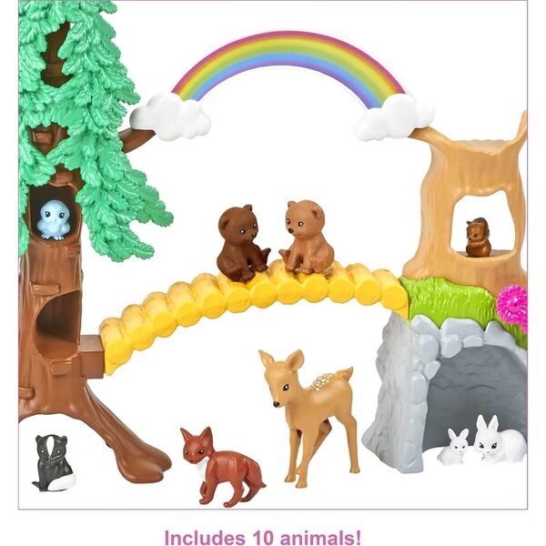Barbie Esploratrice della Natura con Set Giochi e 10 Animaletti - Gioco per Bambini 3+