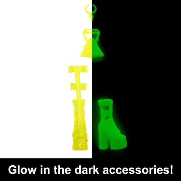 Monster High Frankie-Stein Skulltimate Secrets con Neon Frights e Accessori Luminosi
