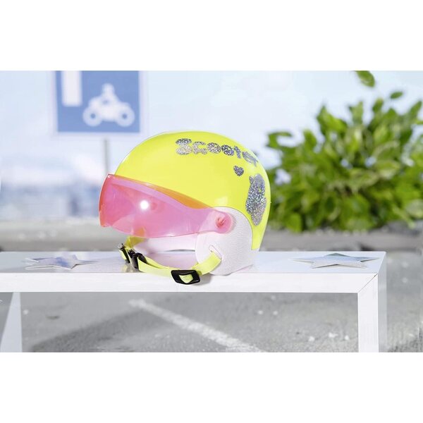 BABY born City Scooterhelm mit verstellbarem Visier für 43 cm Puppen
