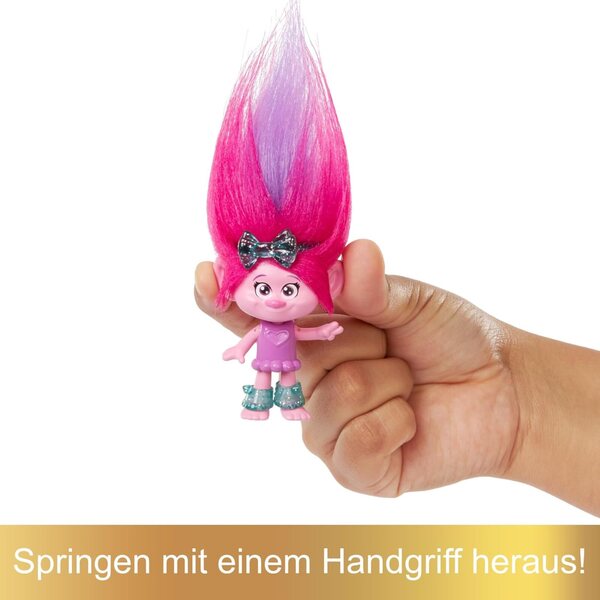 Mattel DreamWorks Trolls Poppy - Bambola con Sorprese Nascoste e Accessori per Bambini