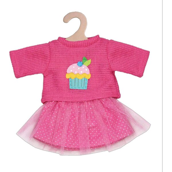 Puppa Heless Bekleidungsset 2-teilig mit Pullover und Tüllrock für 28-35 cm