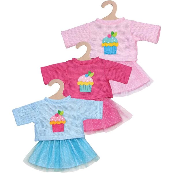 Puppa Heless Bekleidungsset 2-teilig mit Pullover und Tüllrock für 28-35 cm