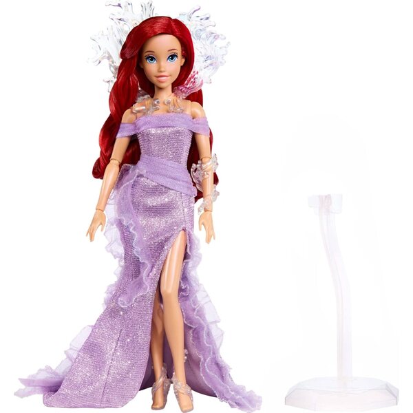 Mattel Disney Collector Arielle 35e verjaardag decoratieve pop met standaard