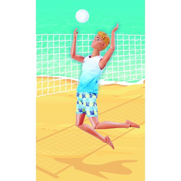 Simba Steffi Love Beach Kevin: 30см Pupo с костюм и волейболна топка за деца