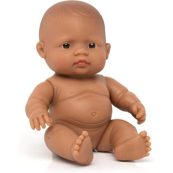 Miniland Pupa South American Girl 21 cm aus weichem und flexiblem Vinyl