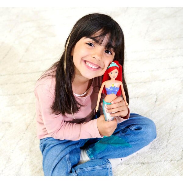 Steffi Love Puppe Sparkle Mermaid 39 cm con Flosse Luminescente per Bambini 3+
