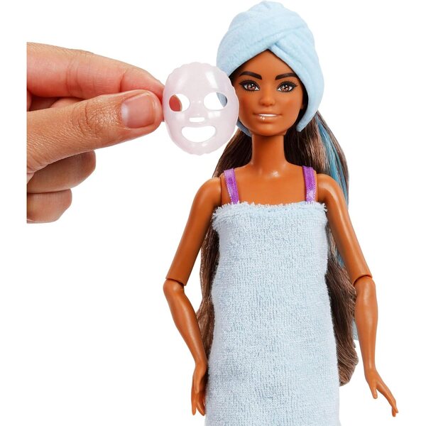 Barbie Party Unboxed Glam Party mit 10 Überraschungen und lila Glitzerpuppe