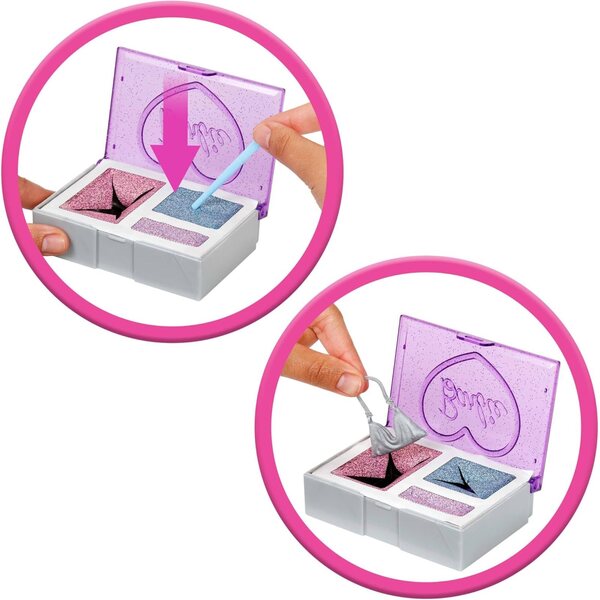 Barbie Party Unboxed Glam Party mit 10 Überraschungen und lila Glitzerpuppe