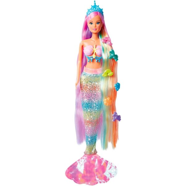 Steffi Love Rainbow Mermaid 29cm - Pupa Ankleidepuppe с подвижна панделка и аксесоари за коса