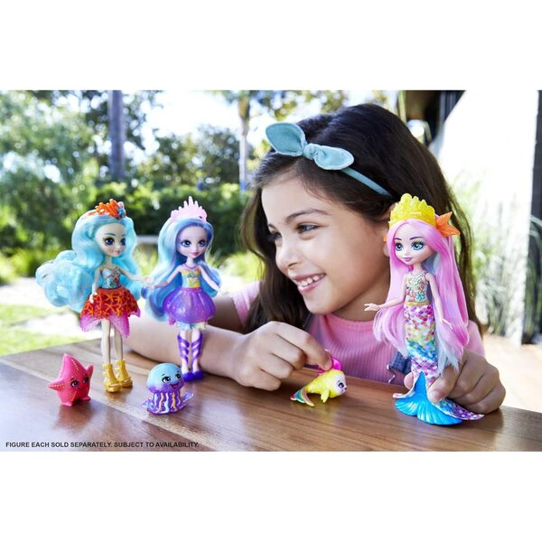 Enchantimals Royal Jelanie Jellyfish con Stingley, pupazzo 15,2 cm con accessori